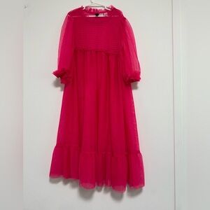 H&M Fuchsia Textured dress NWOT